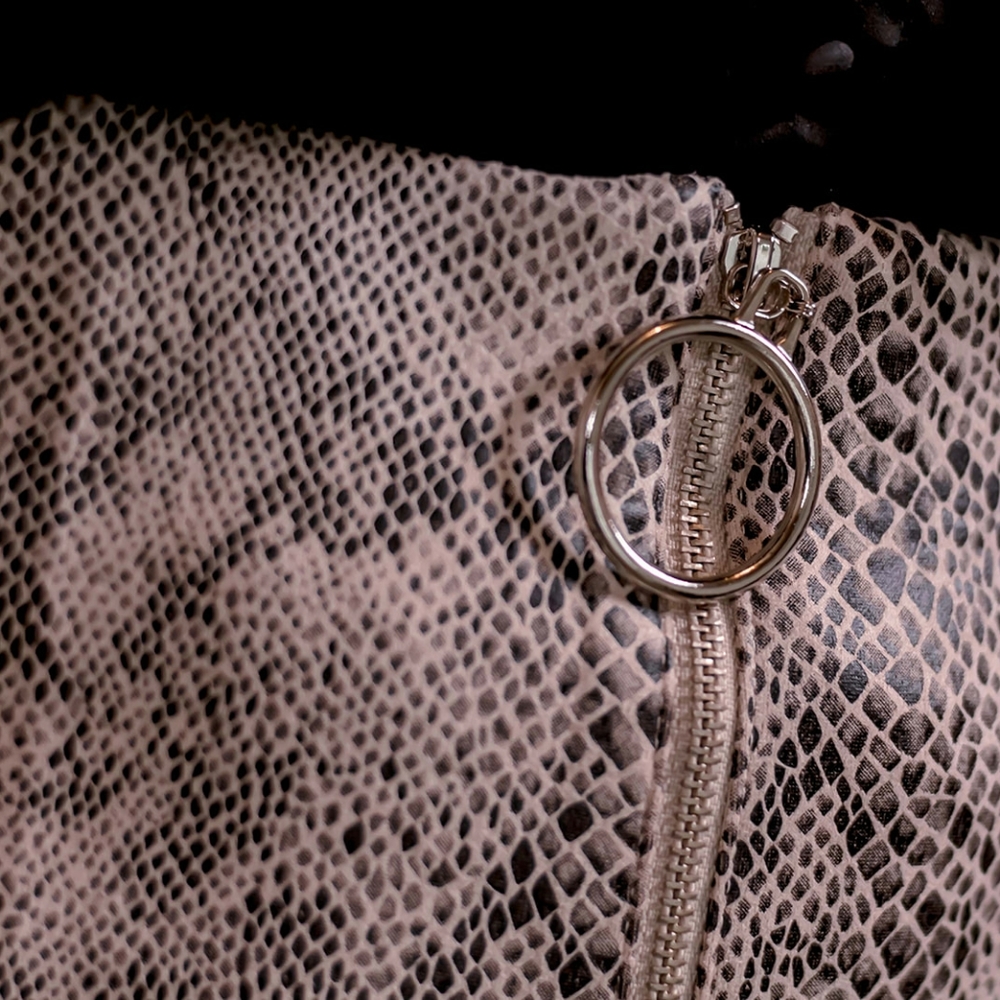Mini skirt snake print - Picture 2 of 4